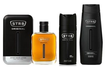 STR8 ORIGINAL ZESTAW 3cz ASL100ml + SPRAY150ml + ŻEL400ml