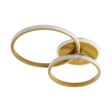 СВЕТОДИОДНЫЙ ПОТОЛОЧНЫЙ СВЕТИЛЬНИК ПЛАНЕТА ЛЮСТРА ЗОЛОТО 6000К 42ВТ