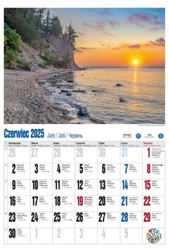 Настенный календарь А3 2025. Польский климат