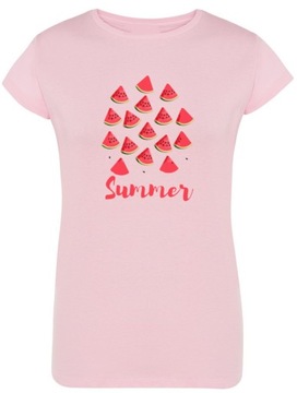 T-Shirt damski nadruk Arbuzy Summer r.L
