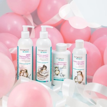 SYLVECO dla Dzieci Kremowy Szampon i Płyn do Kąpieli, Delikatny 300ml