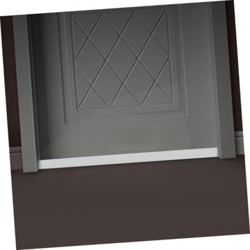 MOCNA USZCZELKA POD DRZWI GUMOWA SAMOPRZYLEPNA TAŚMA - BIAŁA 1M