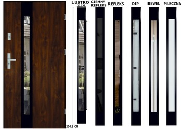 Польские внешние двери INOX 4 Черные 72 мм 90 см бедра 1.3 чистый воздух
