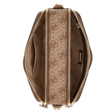 GUESS TOREBKA DAMSKA NOELLE CROSSBODY CAMERA LATTE