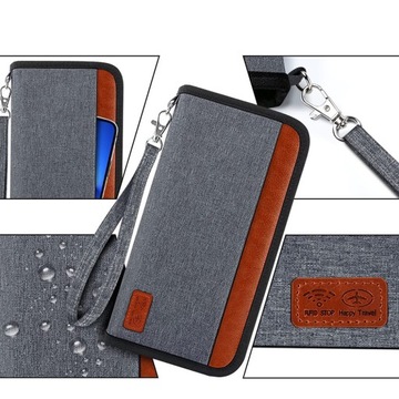 СУМКА ДЛЯ ПАСПОРТА ДЕРЖАТЕЛЬ ДЛЯ ПАСПОРТА RFID КОШЕЛЕК