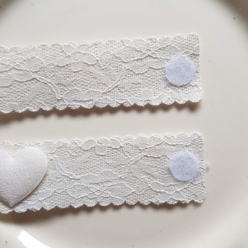 Салфетница тканевая, кружевная, крем для свадебного причастия, 1 шт.