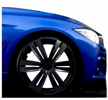 KOŁPAKI 15 TEK UNIWERSALNE CZARNE VW OPEL FORD PEUGEOT RENAULT AUDI TOYOTA