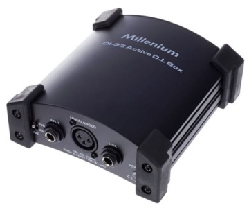 Активный DI Box Millenium DI-33 Аккумулятор 9V Phantom 48V