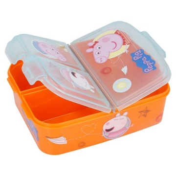 ŚNIADANIÓWKA trzykomorowa ŚWINKA PEPPA PIG