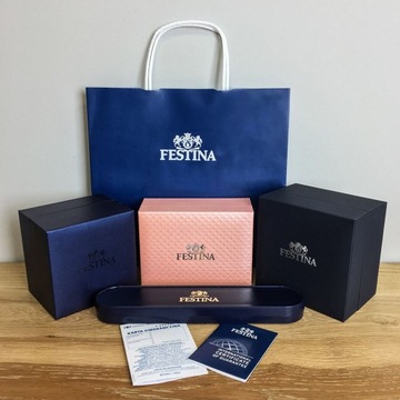 Женские часы Festina F16940-B ZIRCONIA, серебро