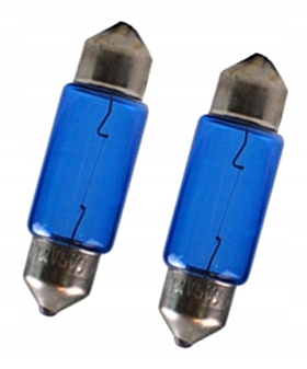 ŻARÓWKI A2R58 RURKOWE PLATINIUM 36MM 12V 5W NIEBIE