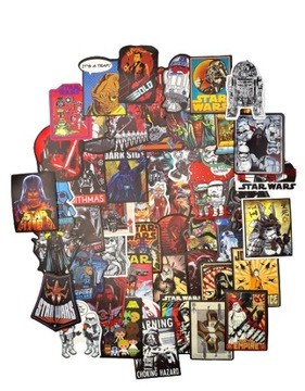 ZESTAW 50 SZT NAKLEJKI STAR WARS GWIEZDNE WOJNY