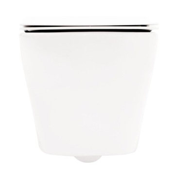 Подвесной унитаз Rea Carlo Mini, белый + скрытая рамка Rea