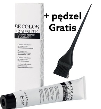 BE COLOR FARBA 100ml BEZ AMONIAKU 12 minut+gratis