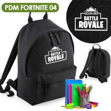 PLECAK SZKOLNY TORNISTER CZARNY PDM FORTNITE 01