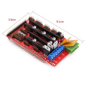 МАТЕРИНСКАЯ ПЛАТА RAMPS 1.4 - ЧПУ, 3D, MEGA2560, A4988
