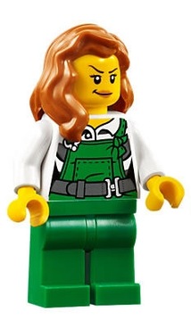 LEGO kobieta złodziejka cty0745 60136 Zielona U