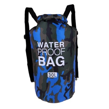 Водонепроницаемый камуфляжный синий рюкзак