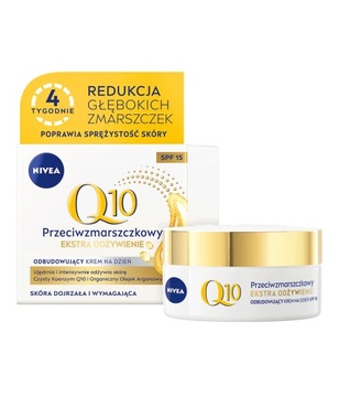 Krem z filtrem SPF15 NIVEA Q10 cera dojrzała