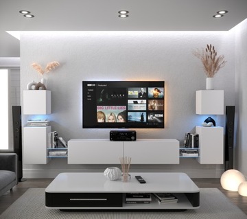 Meblościanka Nowoczesna Salon Meble N105 1A