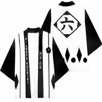 męska kimono cosplay Anime BLEACH nadruk komiksowy Styl Harajuku B375-58