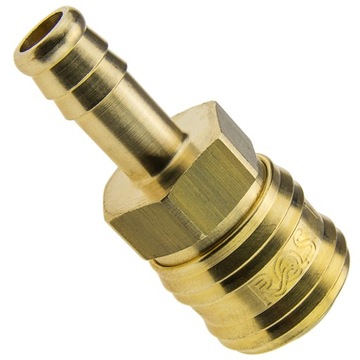 SZYBKOZŁĄCZKA PNEUMATYCZNA Z NYPLEM NA WĄŻ TYP 26 10MM - RECTUS / RQS