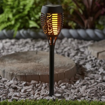 Светодиодная солнечная лампа LANTERN DRIVEN TORCH пламя 50см