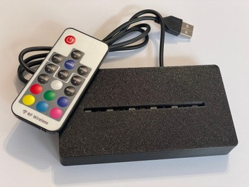 СВЕТОДИОДНАЯ ОСНОВА USB-БАЗА 3D ЦВЕТНАЯ ДИСТАНЦИОННАЯ СТАТУЭТКА
