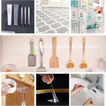 МНОГОРАЗОВАЯ ДВУХСТОРОННЯЯ НАНОЛЕНТА ПРОЧНАЯ 3М 30 ММ ВОДОНЕПРОНИЦАЕМАЯ УСТАНОВКА