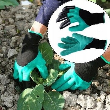 ПЕРЧАТКИ САДОВЫЕ ПЕРЧАТКИ ГРАБЛИ КОГТИ КОГТИ