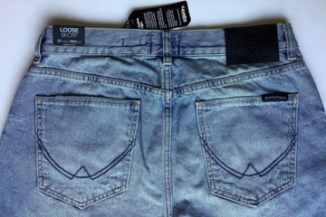 SUPERDRY spodenki szorty jeans 31