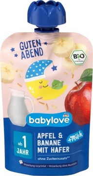 BABYLOVE BIO KOLACJA OWSIANKA JABŁKO BANAN 100g