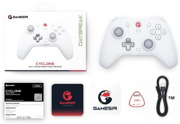 GameSir T4 Cyclone — белый — беспроводной контроллер USB для ПК iOS Android