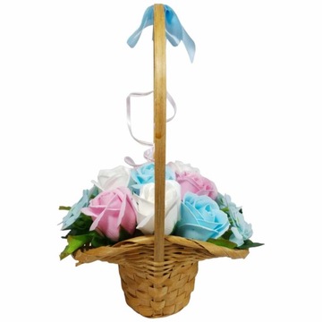 Букет подарочная корзина мыло цветы ПОДАРОК ​​baby Shower ТОППЕР надпись лопаты