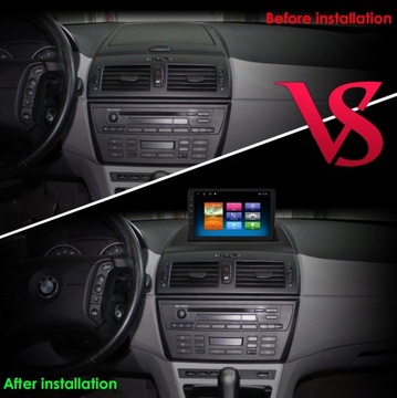Радио BMW X3 E83 ANDROID 10 GPS WiFi PL камера