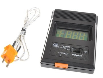 Termometr z Termoparą Typu K TM902C -50 ~1300 st. C Miernik Cyfrowy