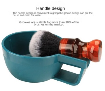 Эта миска для пены с кремом для бритья, утолщенная миска для мыла с защитой от капель, американская