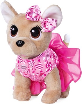 CHI CHI LOVE PIESEK CHIHUAHUA W BROKATOWEJ TORBIE LOVE IS IN THE AIR 23 CM