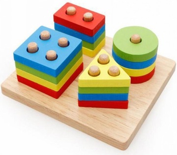 Пазл Ohye Montessori с деревянными фигурками