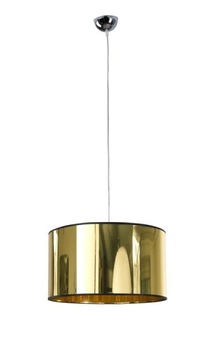 Lampa Wisząca Walec Złoto/Złoty Fi-50 cm