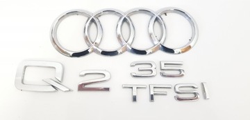 AUDI Q2 TFSI 35 VÍKO KUFRU ZNAKY ZNAK NÁPIS