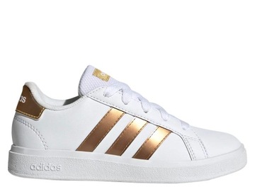 Buty damskie młodzieżowe sportowe białe adidas GRAND COURT 2 GY2578 39 1/3