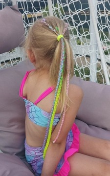 Синтетические косички для волос Дреды Длинная коса Розовые прямые пряди