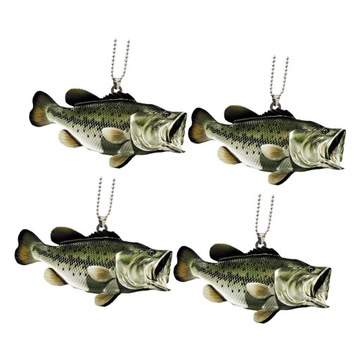 4x Generic Fish Ozdoby samochodowe Kreatywne akcesoria samochodowe Funny Car Style B