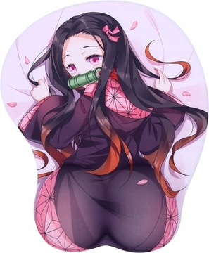 Hatsune Miku 3D Sexy Anime Girl Chest Pad Mouse