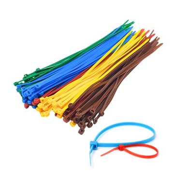 Opaski zaciskowe, trytytki 4,8 x 300mm COLOUR MIX 100 szt. Bradas (0948)