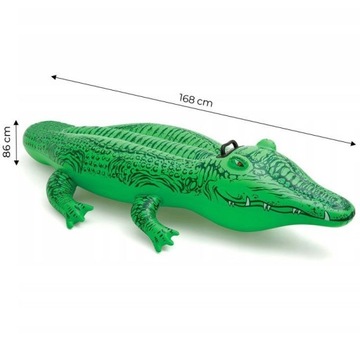 Надувной крокодил для плавания INTEX Water Adventure Crocodile 168x86 см