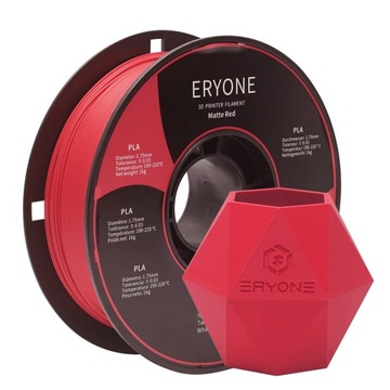 Filament Eryone PLA Matte Red czerwony matowy 1.75mm 1kg