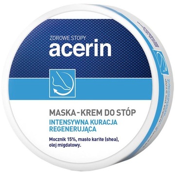 Acerin maska krem do stóp regeneracyjna 15% mocznik shea 125 ml