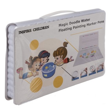 Волшебные маркеры для рисования на воде. Водные маркеры. Двусторонние маркеры, 12 шт.